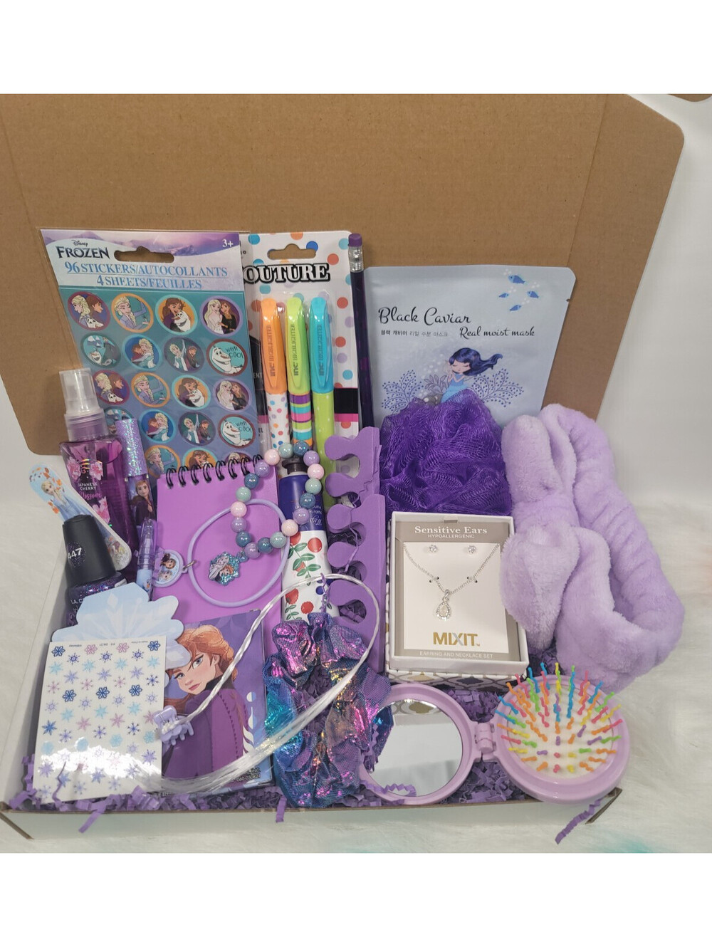 Girls Self-Care Gift Box with Frozen Theme, Beauty and Relax
